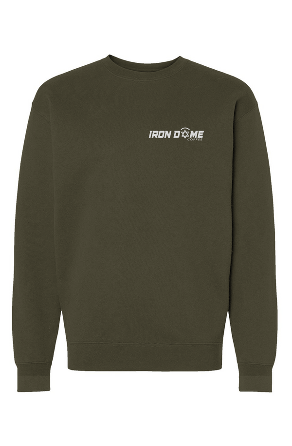 Heavyweight Crewneck Sweatshirt LOGO MILITARY GREEN