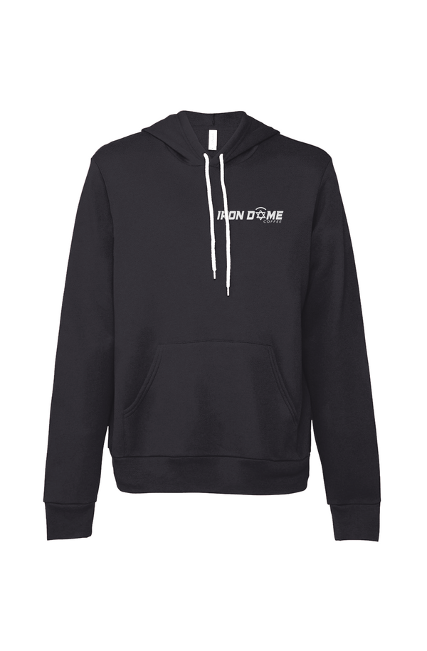 IDC PREMIUM Sponge Fleece Pullover Hoodie BLACK LOGO