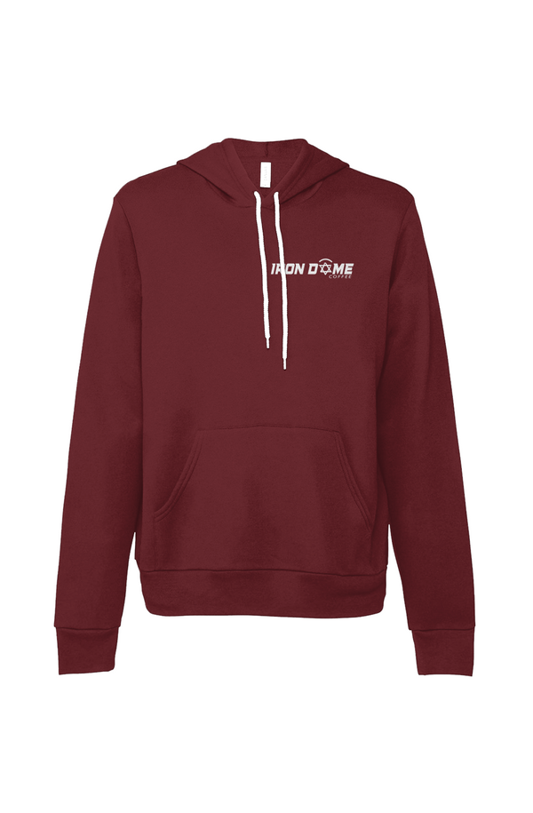 Sponge Fleece Pullover Hoodie BROWN LOGO