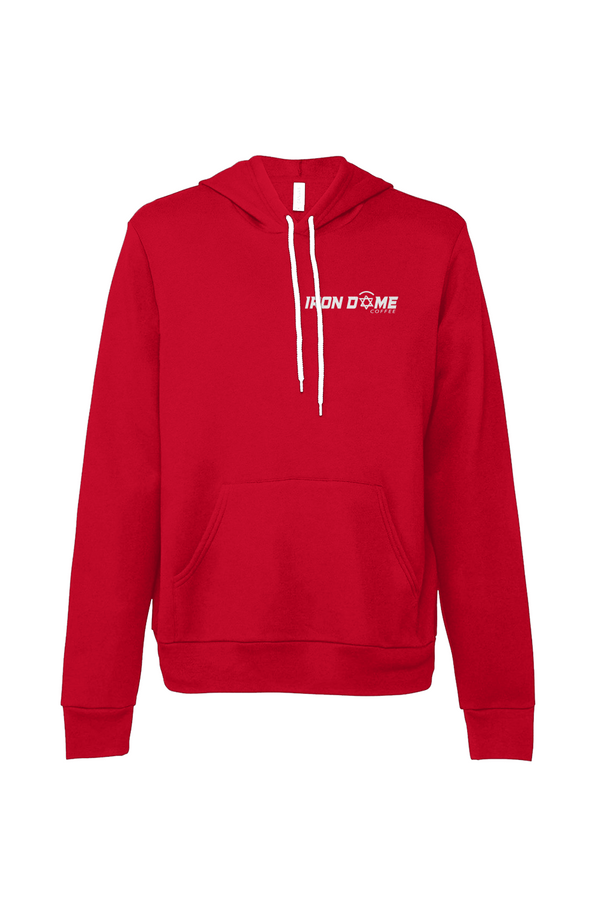 Sponge Fleece Pullover Hoodie RED LOGO