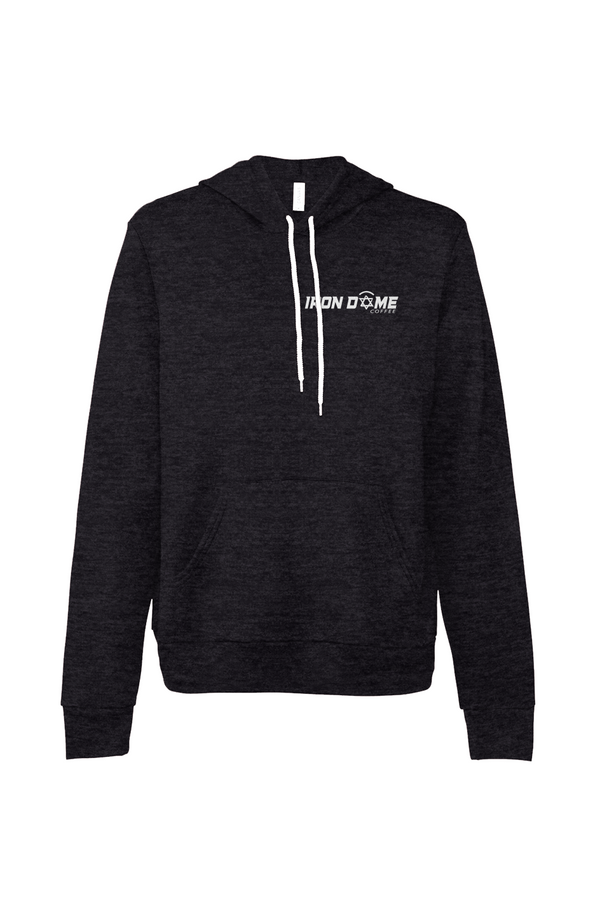 Sponge Fleece Pullover Hoodie BLACK MESH LOGO