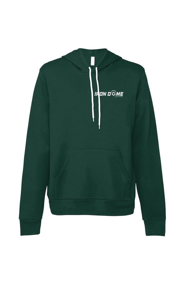 Sponge Fleece Pullover Hoodie GREEN LOGO
