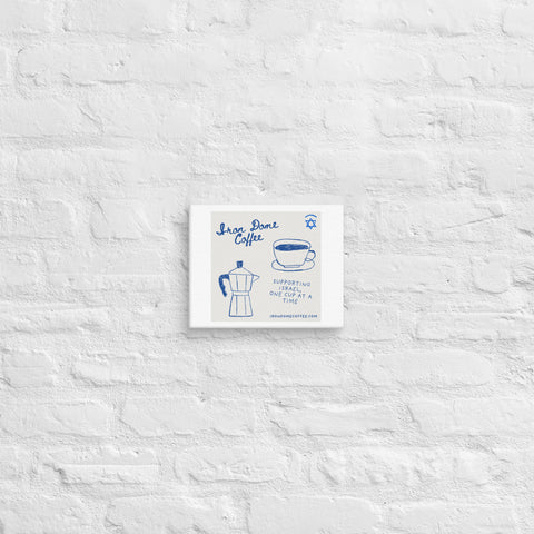 Iron Dome Coffee Design Canvas