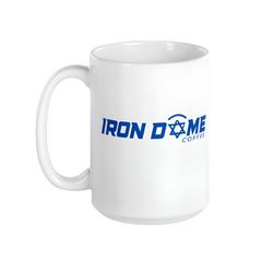 Blue & White Premium Iron Dome Coffee Mug